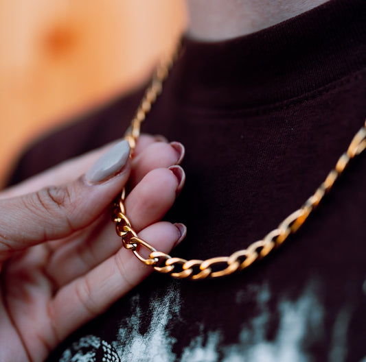 Beau’s Gold Figaro Chain