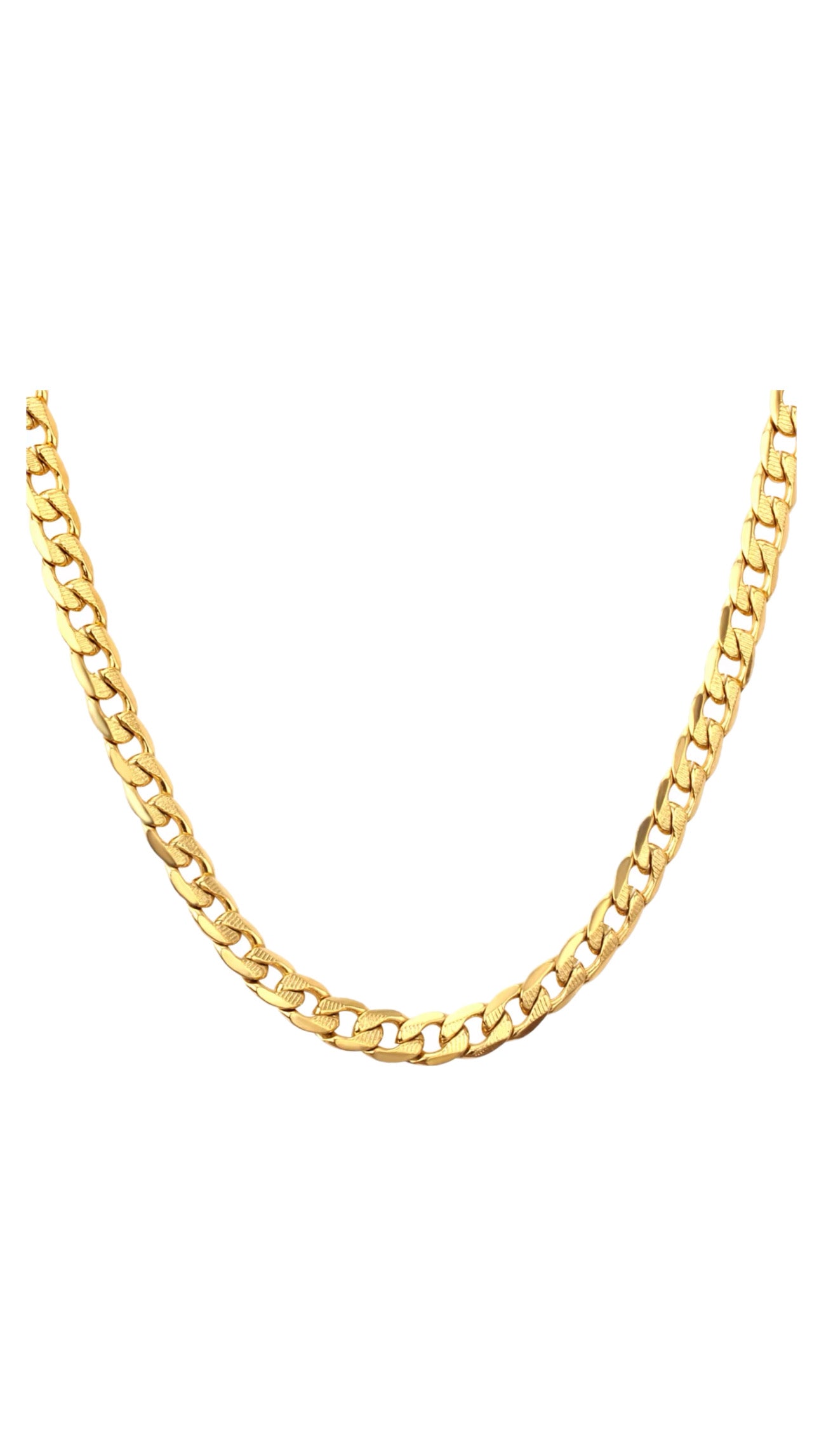 Alex’s Gold Curb Chain 8mm