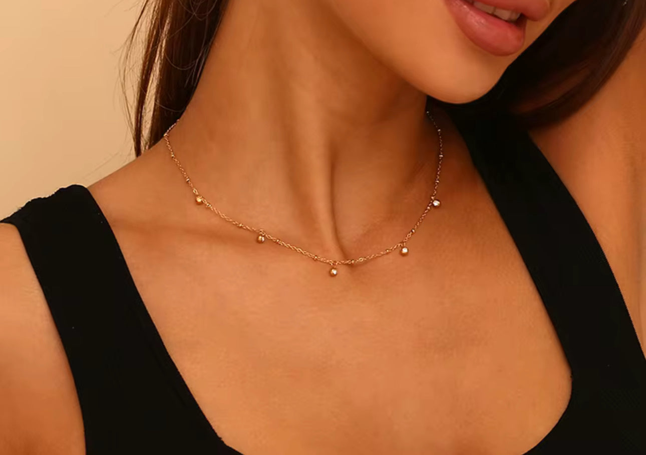 Kiran’s Dainty Zircon Necklace