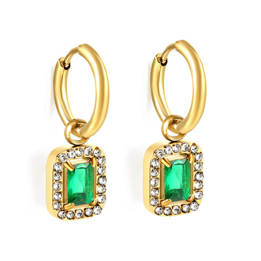 The Emerald Empress Hoops