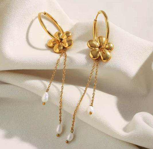 Daisy Dew Drop Earrings