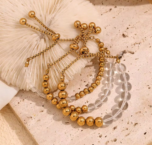 Glow Dots Bolo Clasp Bracelet