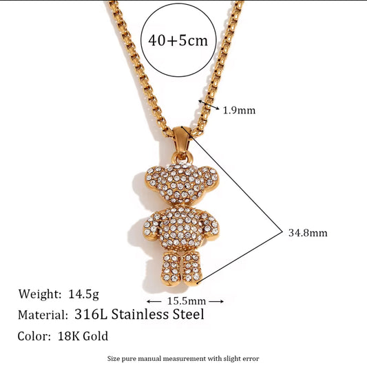 My Cuddle Bear Necklace