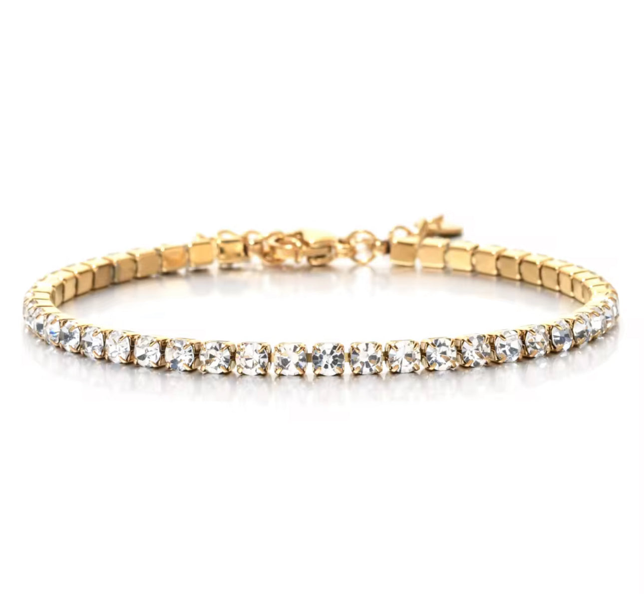 Gold Tennis Bracelet