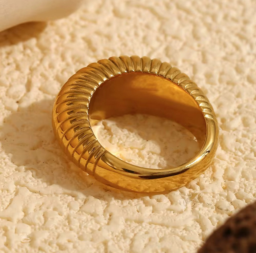 Camille’s Heart Stone Band Ring