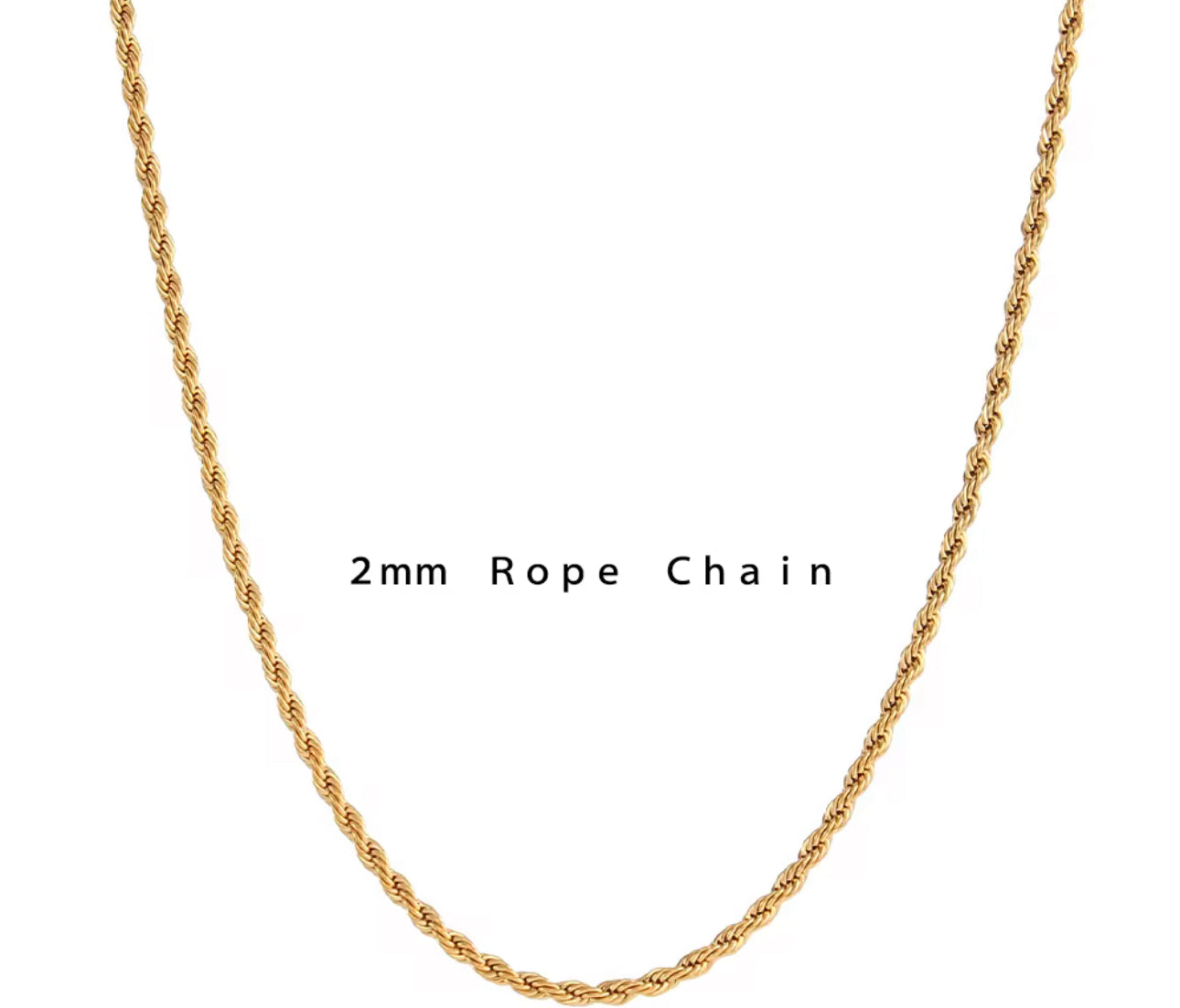 Universal 2mm Rope Necklace