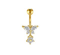 Butterfly Bloom Belly Ring