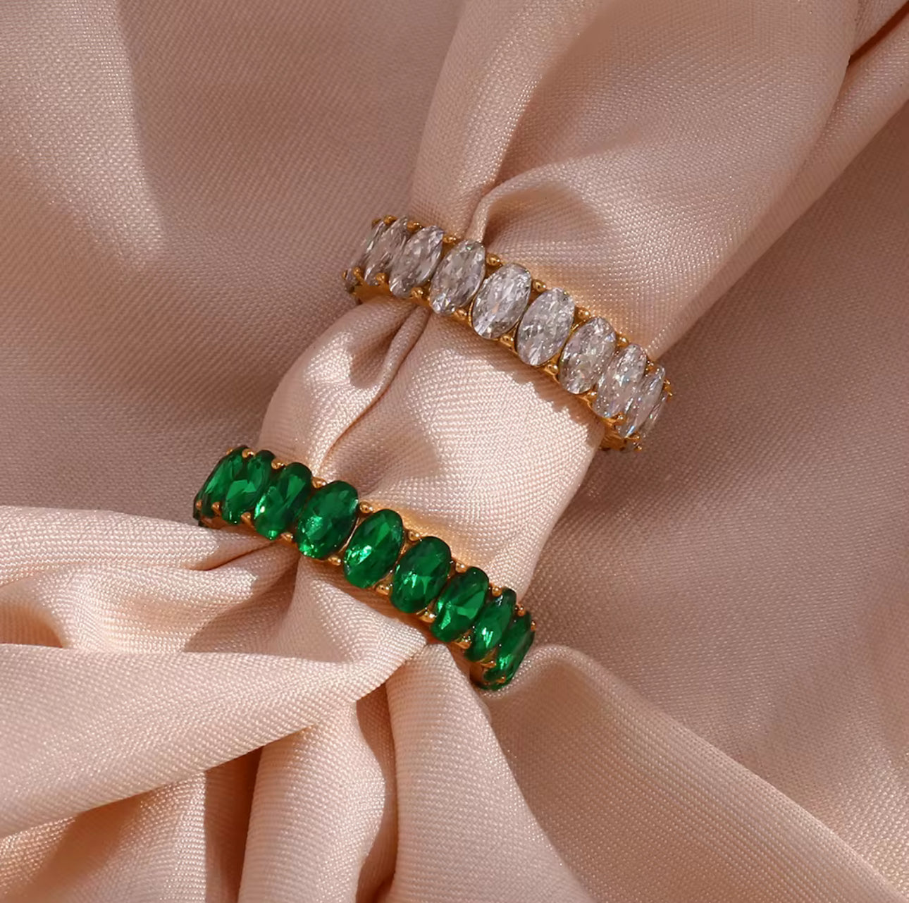 Almas Oval Stone Band