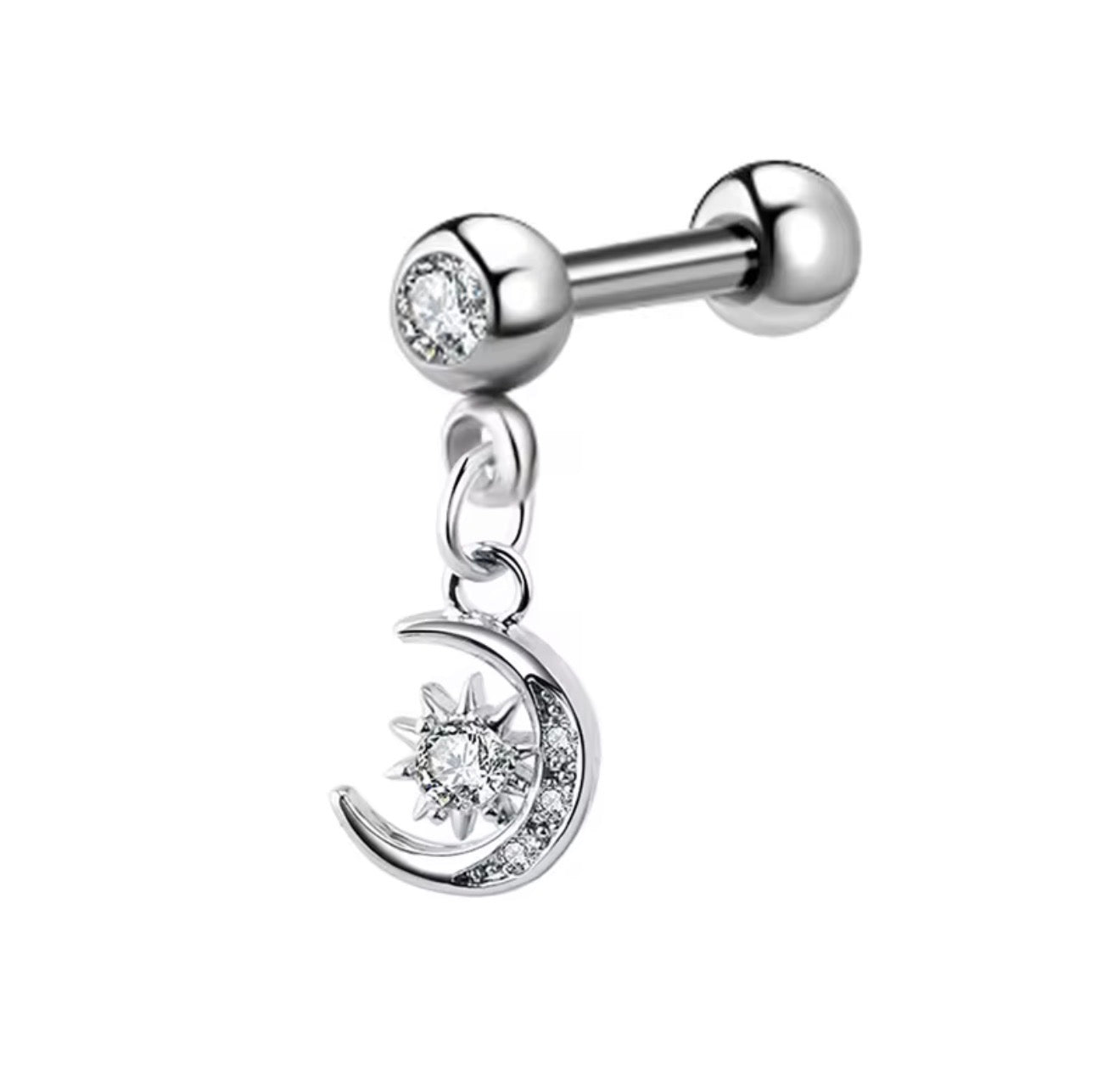 Luna Star Cartilage Earring