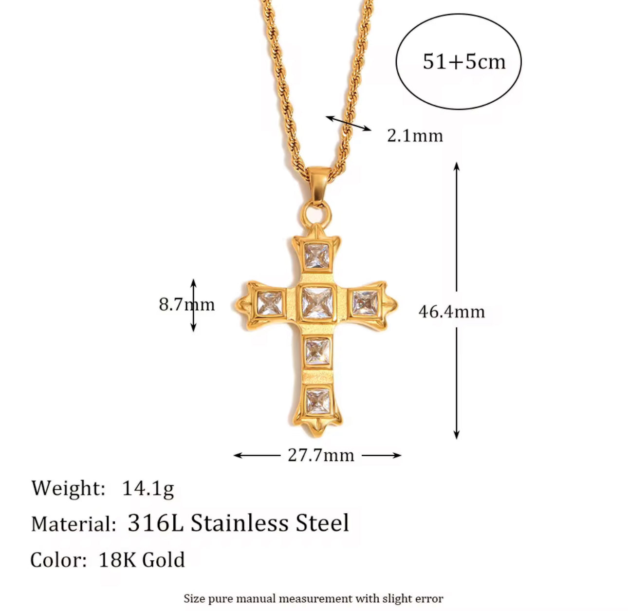 Unity Cross Necklace