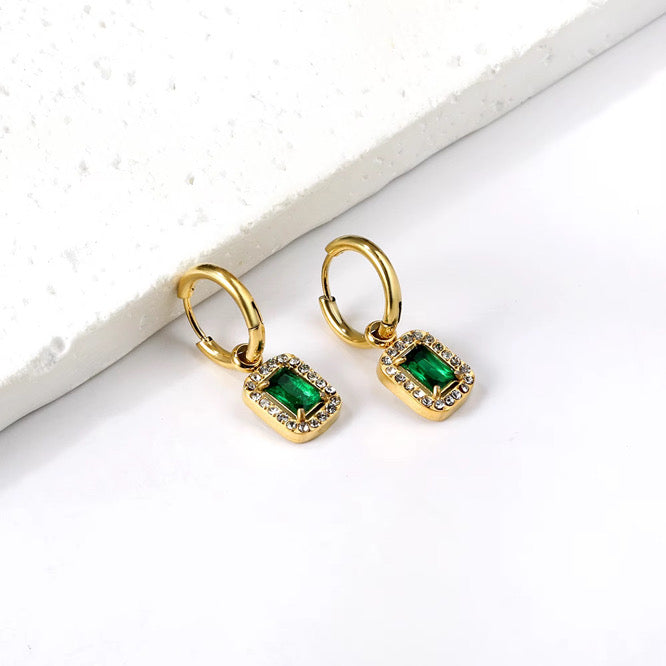 The Emerald Empress Hoops