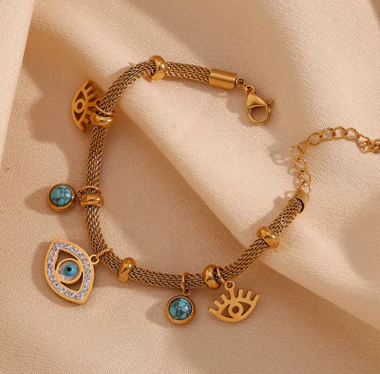 Firozi Evil Eye Bracelet