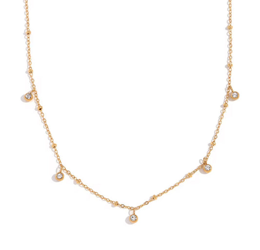 Kiran’s Dainty Zircon Necklace