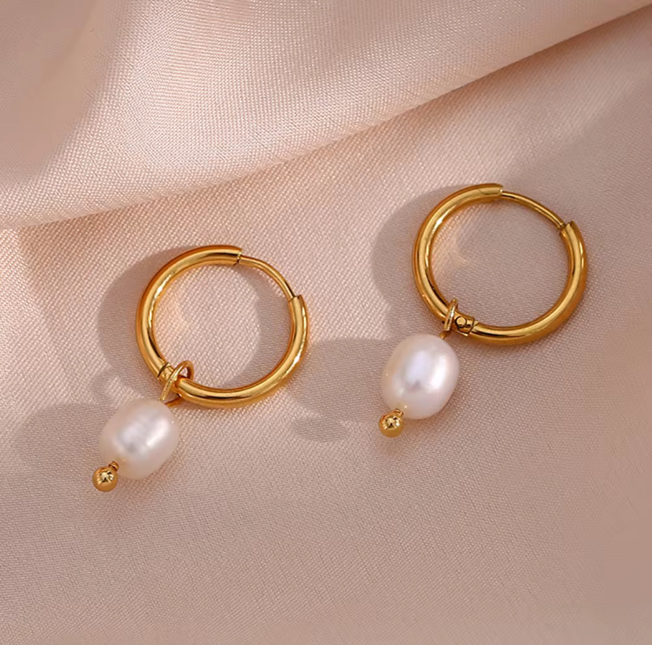Audrey’s Pearl Drop Earrings
