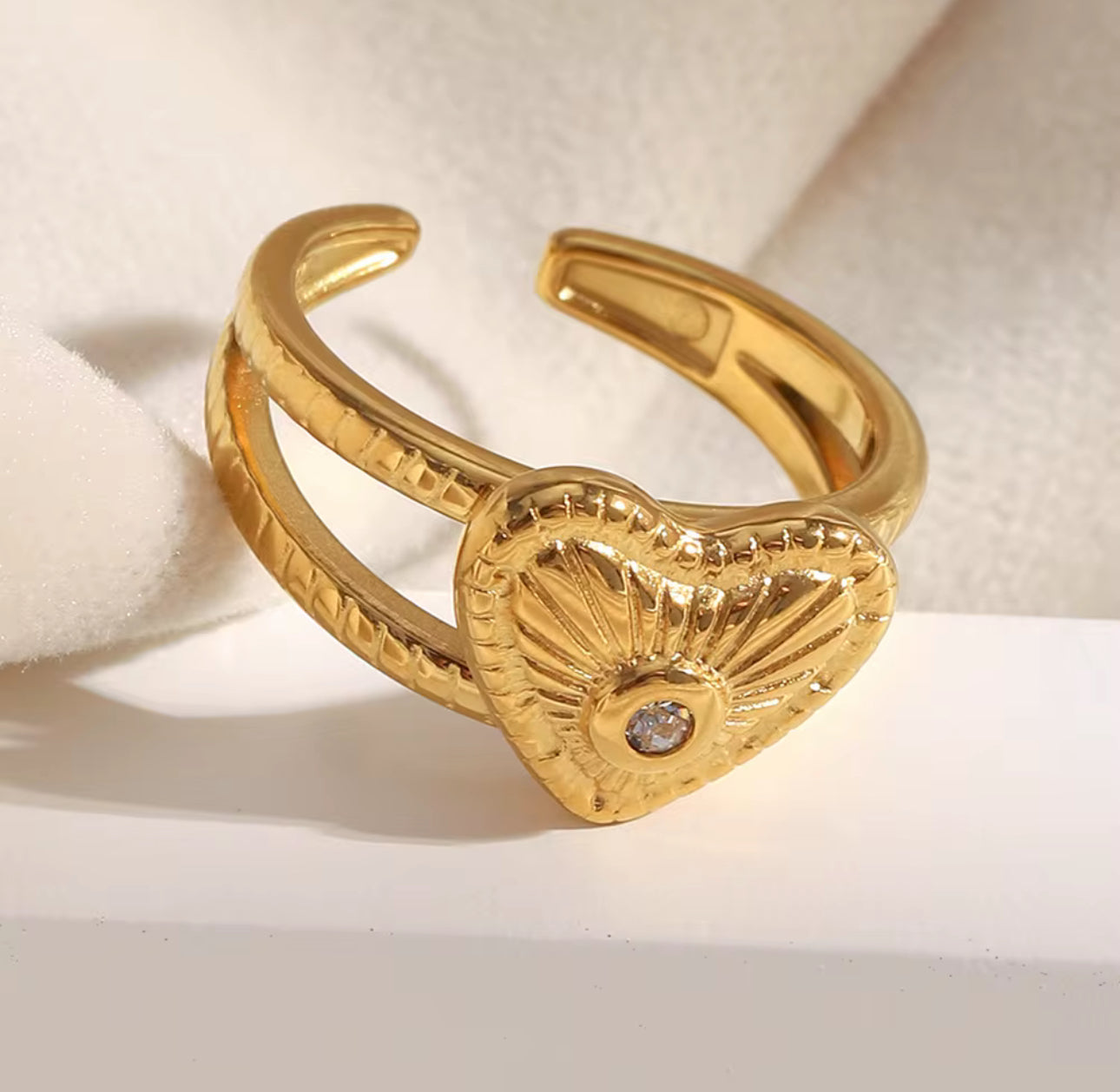 Heart of Gold Ring