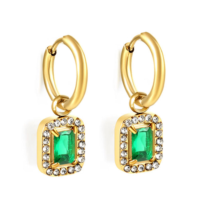 The Emerald Empress Hoops