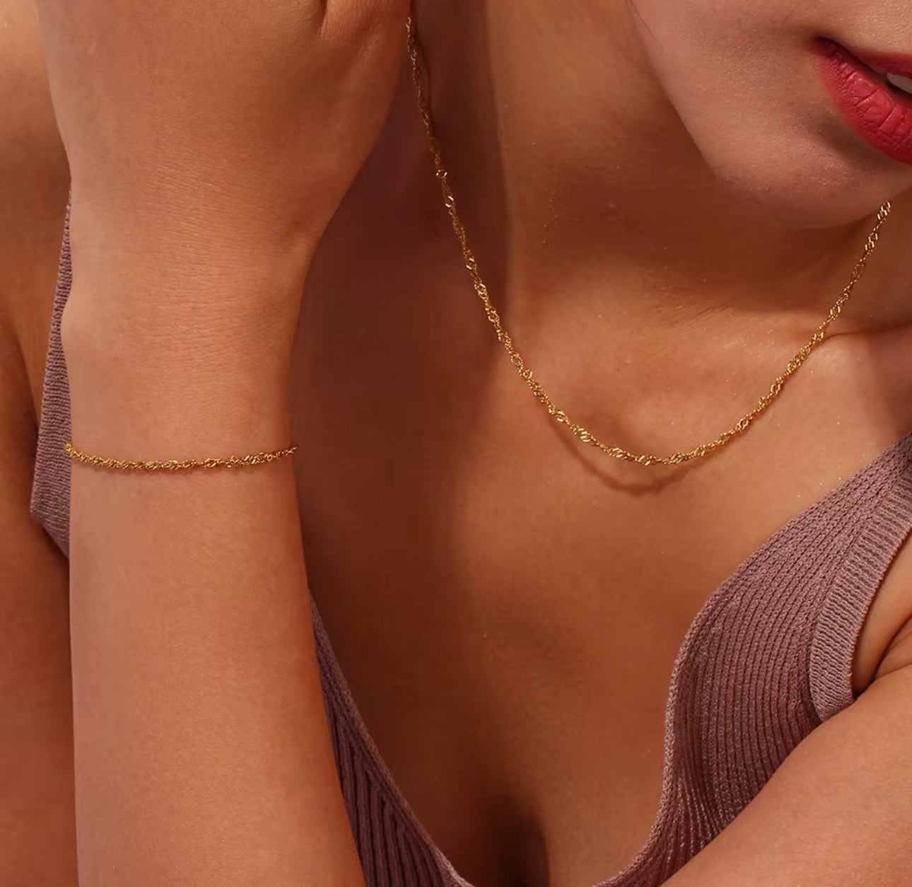 Elysia’s Singapore Chain Bracelet