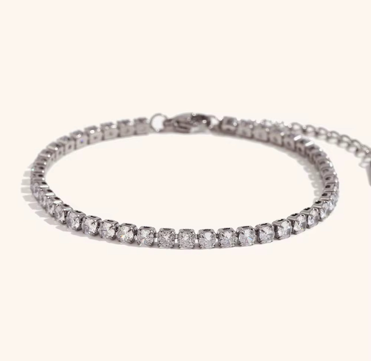 Silver Tennis Bracelet