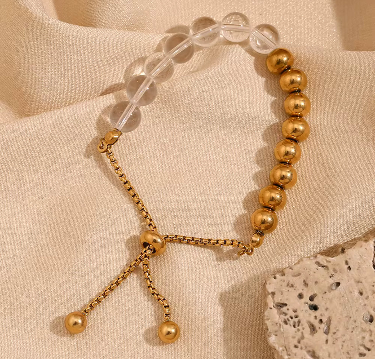 Glow Dots Bolo Clasp Bracelet