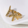Coral Crown Ring