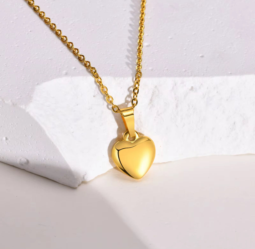 Baby Puff Heart Necklace