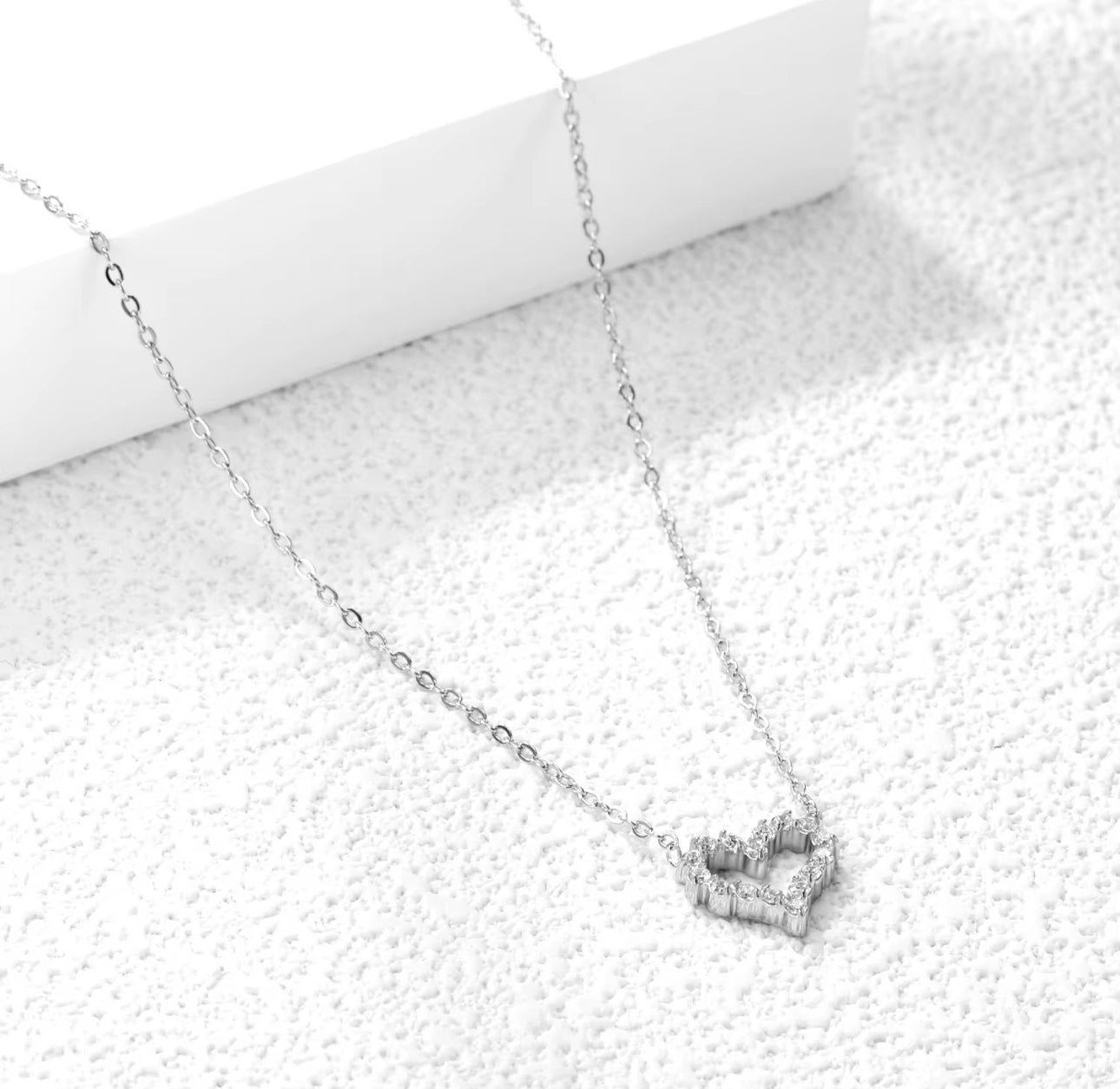 Babe Heart Silver Necklace