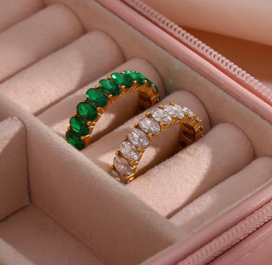 Almas Oval Stone Band