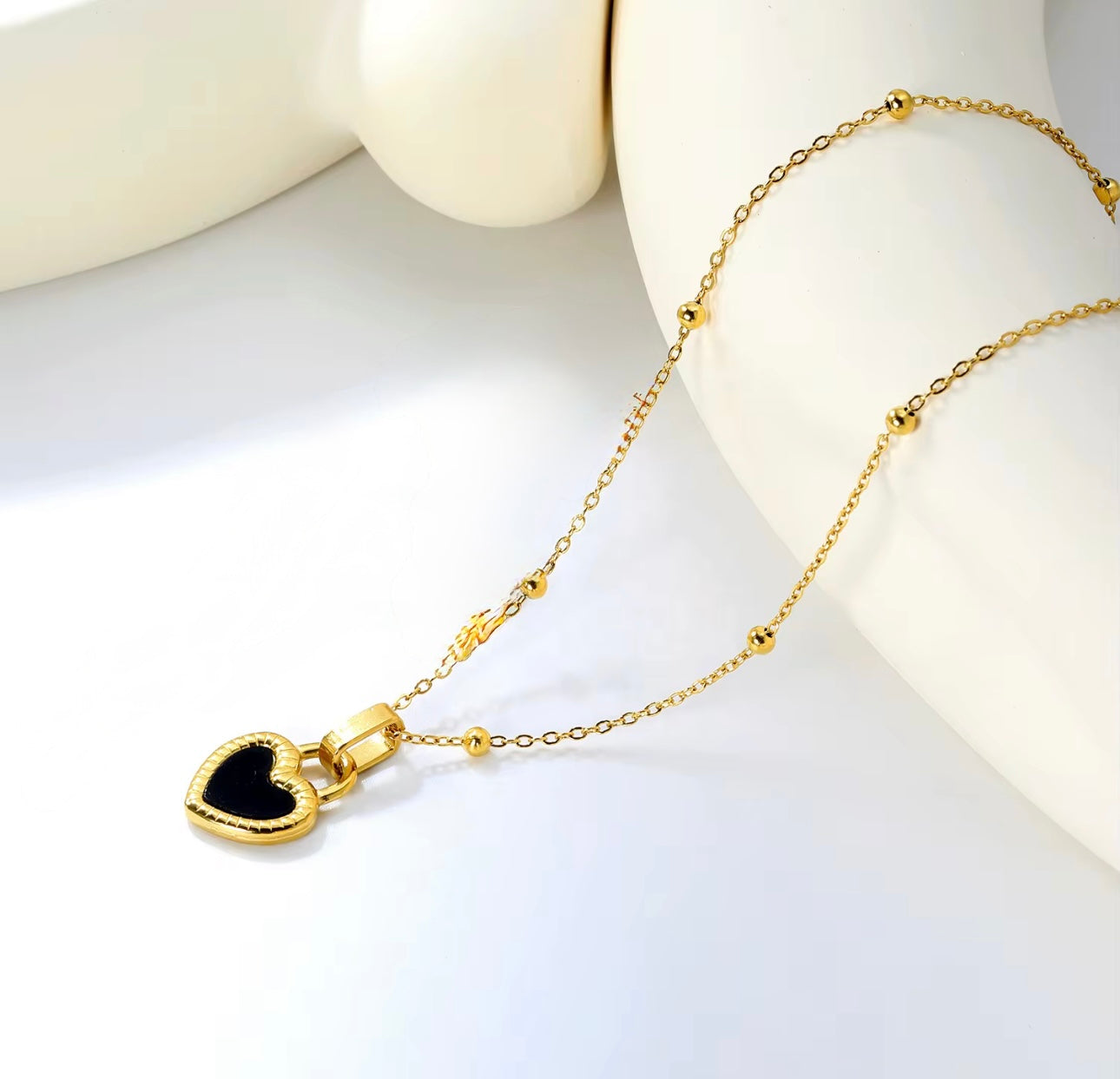 Black Valentine Necklace