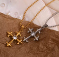 Eternity Cross Necklace