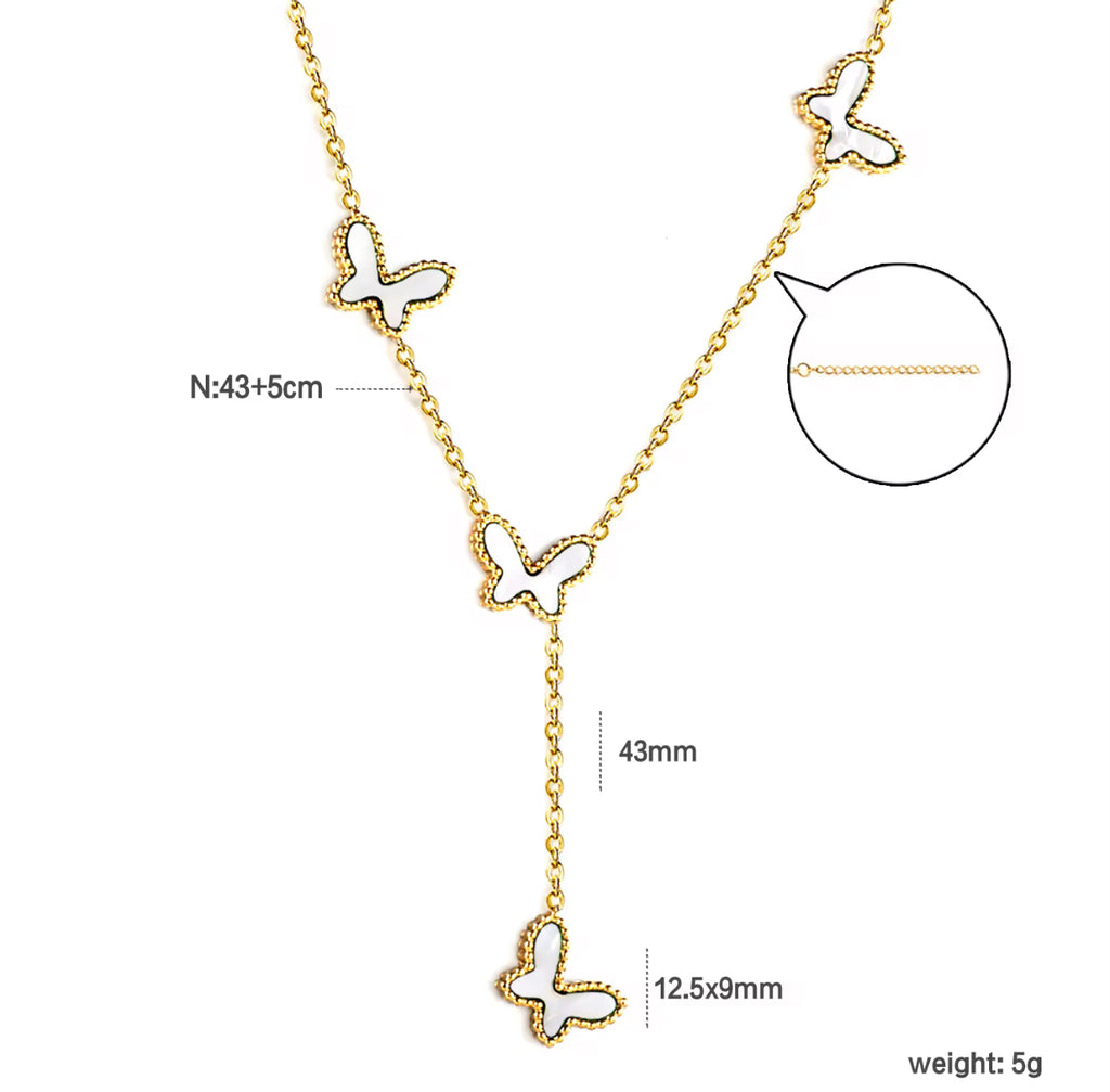 Flutter Kiss Dangling Necklace