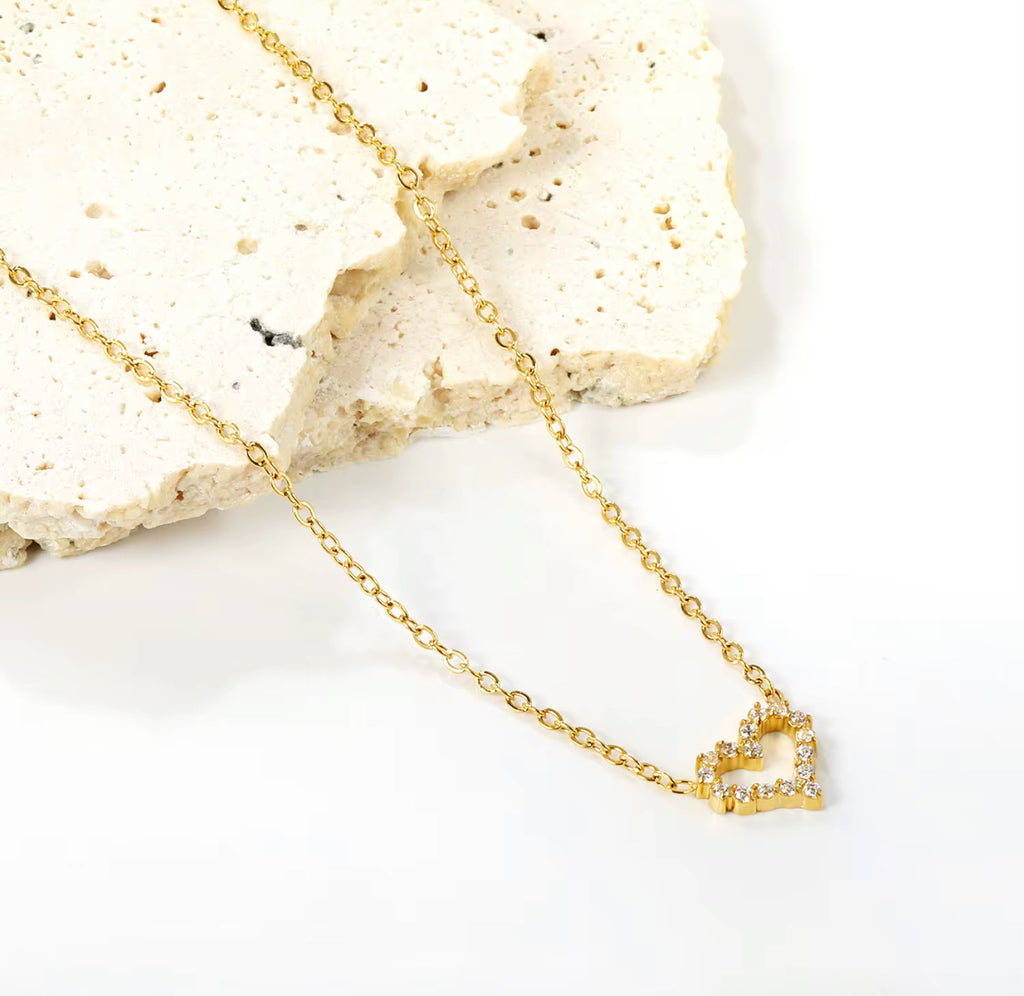 Babe Heart Gold Necklace
