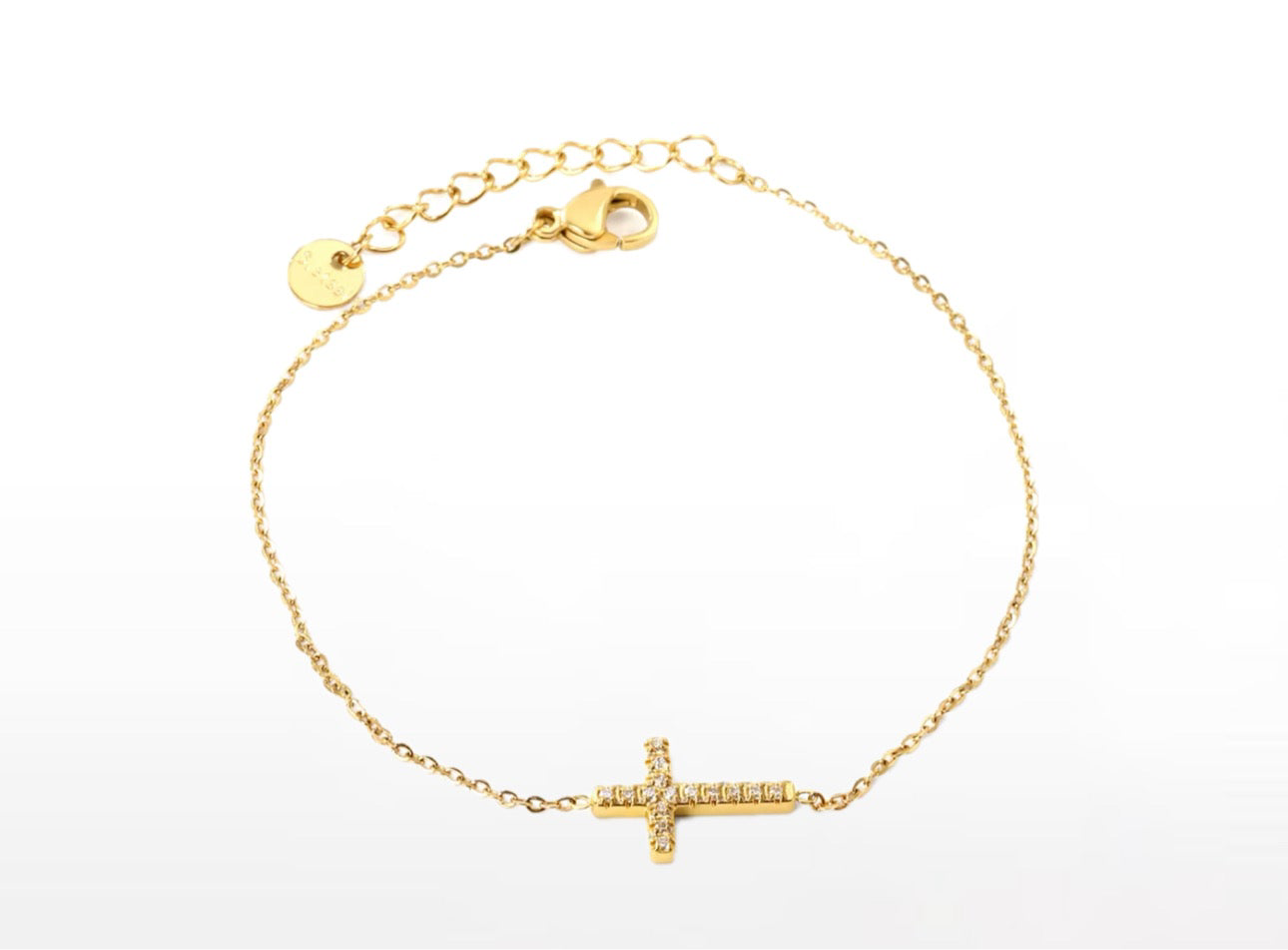 Aurora’s Dainty Cross Bracelet