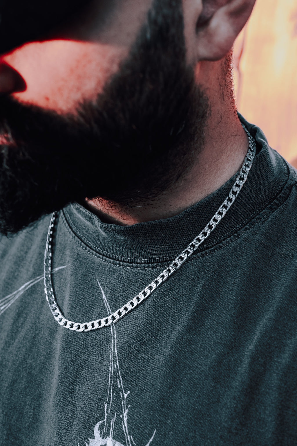 Hayden’s Silver Curb Chain